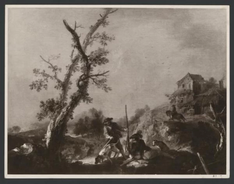 Paesaggio con cacciatori - Raccolta Treccani, Milano